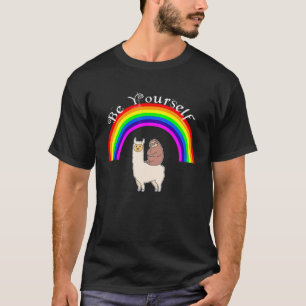Ally Pride LGBTQ Equality Rainbow Lesbian Gay Tran T-Shirt