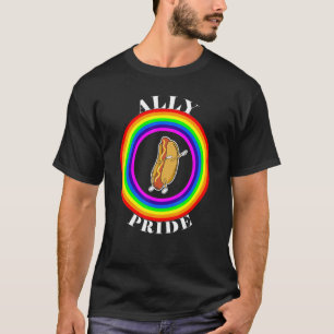 Ally Pride LGBTQ Equality Rainbow Lesbian Gay Tran T-Shirt