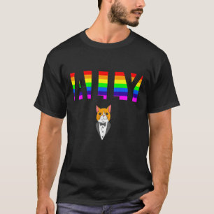 Ally Pride LGBTQ Equality Rainbow Lesbian Gay Tran T-Shirt