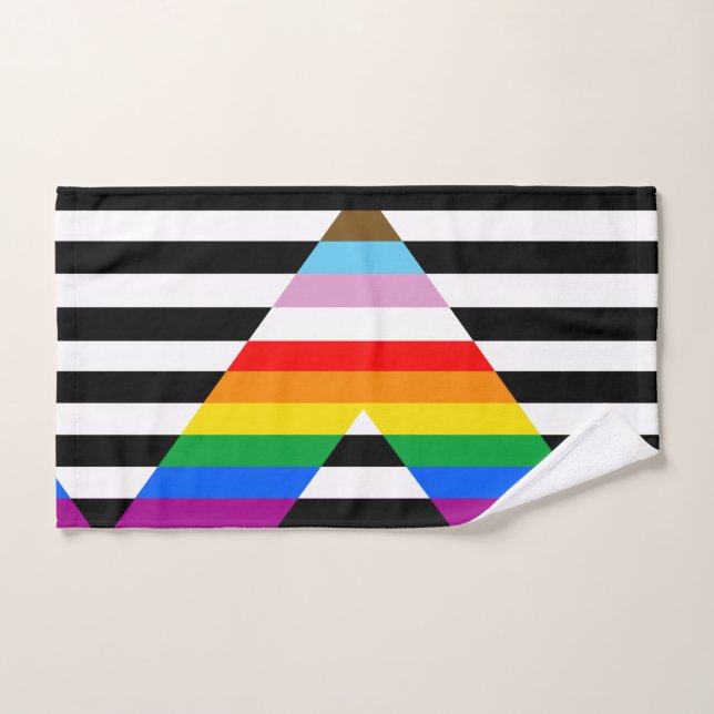 Ally Progress Pride Flag Hand Towel (Hand Towel)