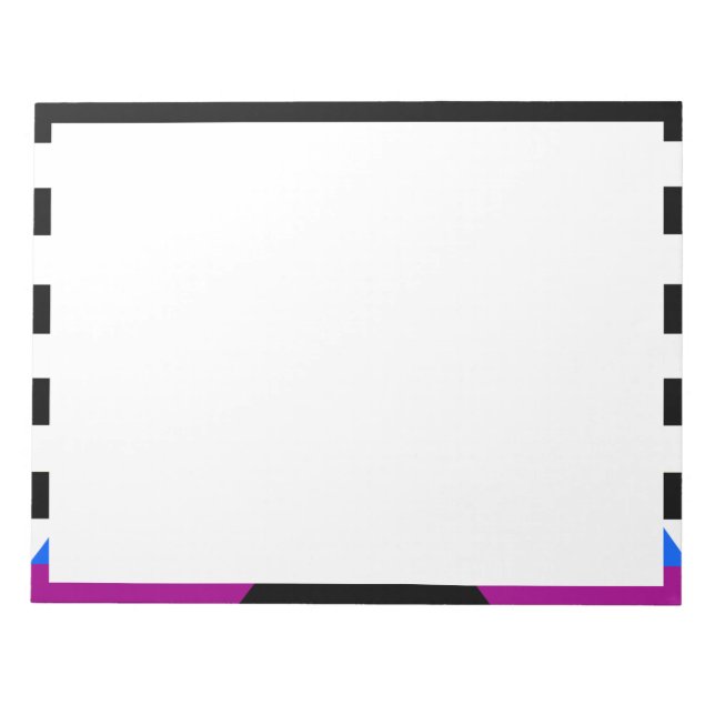Ally Progress Pride Flag Notepad (Front)