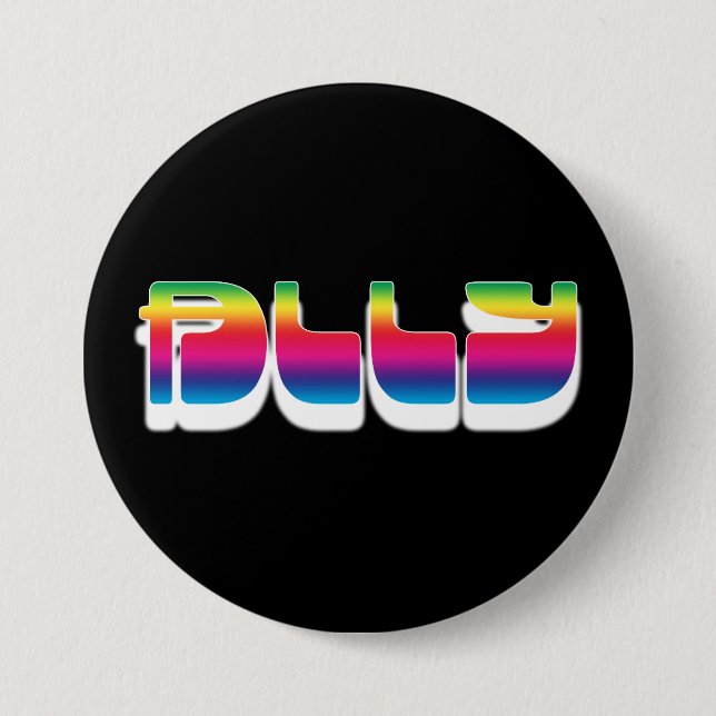 Ally Support 7.5 Cm Round Badge (Front)