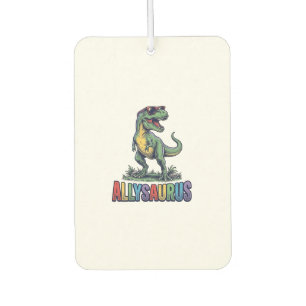 Allysaurus Vintage Dinosaur Sunglasses Shirt Desig Car Air Freshener