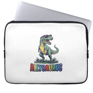 Allysaurus Vintage Dinosaur Sunglasses Shirt Desig Laptop Sleeve