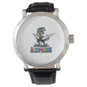 Allysaurus Vintage Dinosaur Sunglasses Shirt Desig Watch