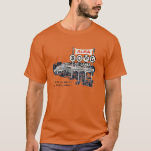 Alma Bowl T-Shirt - San Jose, CA Retro California