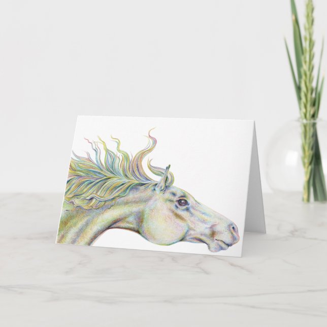 Alma (Horse) Greeting Card (Front)