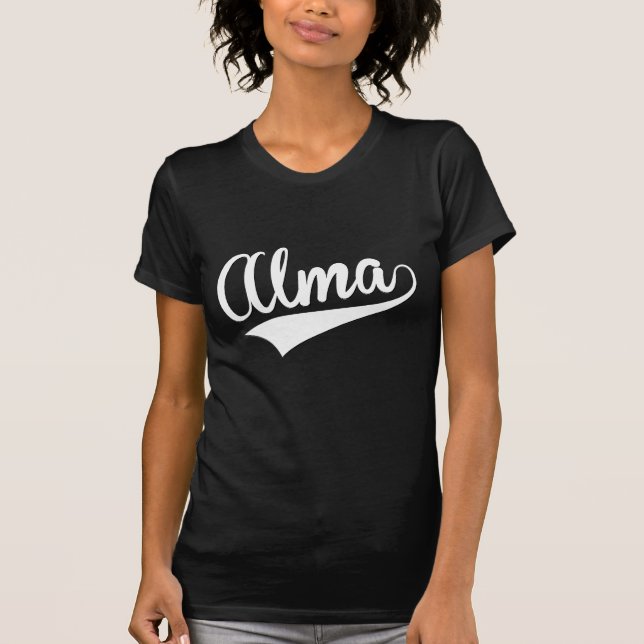 Alma, Retro, T-Shirt (Front)