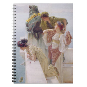 Alma-Tadema A Coign of Vantage, 1895 Spiral Notebook