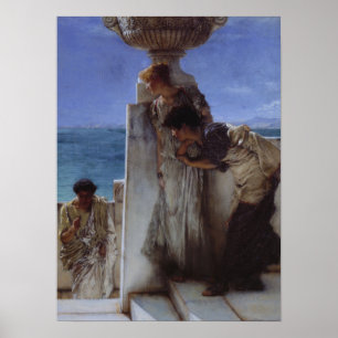 Alma-Tadema - A Foregone Conclusion Poster