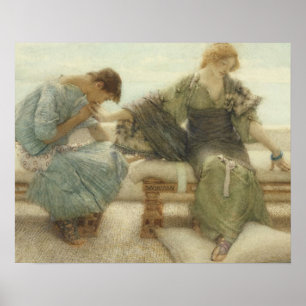Alma-Tadema Ask me no more, 1886 Poster