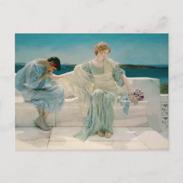 Alma-Tadema | Ask me no more, 1906 Postcard (Front)
