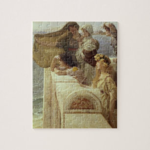Alma-Tadema At Aphrodite's Cradle, 1908 Jigsaw Puzzle