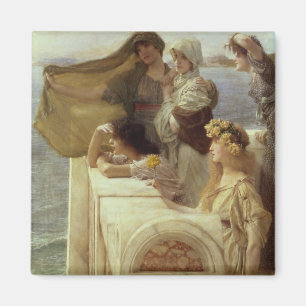Alma-Tadema   At Aphrodite's Cradle, 1908 Magnet