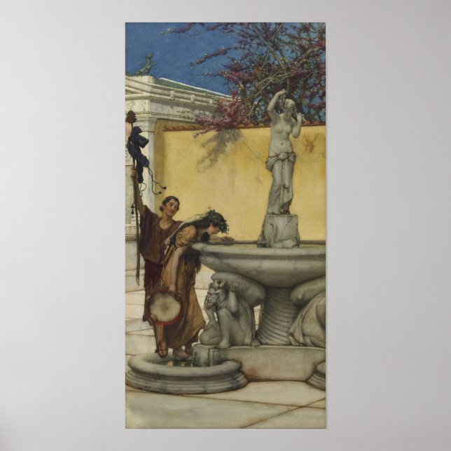 Alma-Tadema - Between Venus And Bacchus Poster (Front)