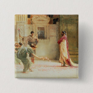 Alma-Tadema   Caracalla: AD 211, 1902 15 Cm Square Badge