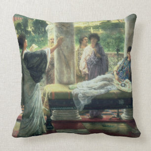 Alma-Tadema   Catullus Reading his Poems Cushion