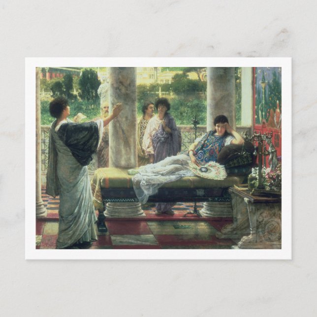Alma-Tadema | Catullus Reading his Poems Postcard (Front)