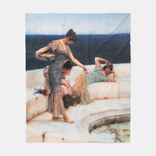 Alma-Tadema Classical Art Museum Print Home Decor  Fleece Blanket