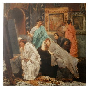 Alma-Tadema Collector at the Time of Augustus Tile