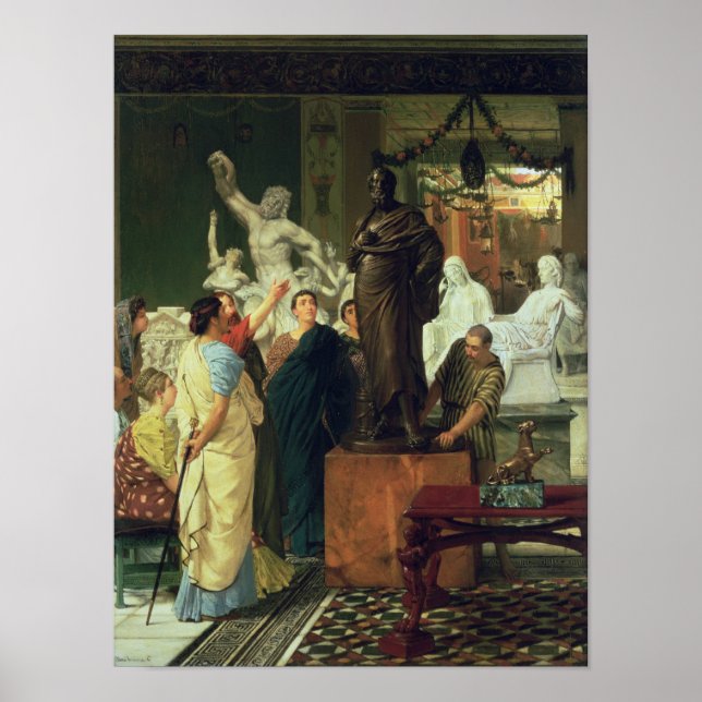 Alma-Tadema | Dealer in Statues Poster (Front)