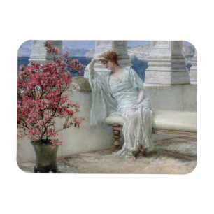 Alma-Tadema Her eyes are with her thoughts� Magnet