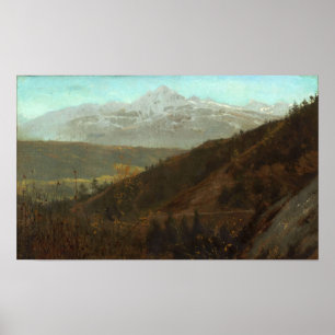 Alma-Tadema - Mountain Landscape Poster