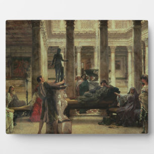 Alma-Tadema Roman Art Lover, 1870 Plaque