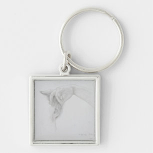 Alma-Tadema Study for 'Thermaie Antoniniane' Key Ring