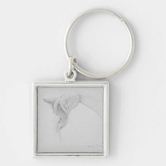Alma-Tadema | Study for 'Thermaie Antoniniane' Key Ring (Front)