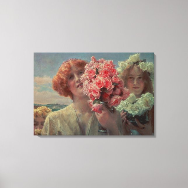 Alma-Tadema | Summer Offering, 1911 Canvas Print (Front)