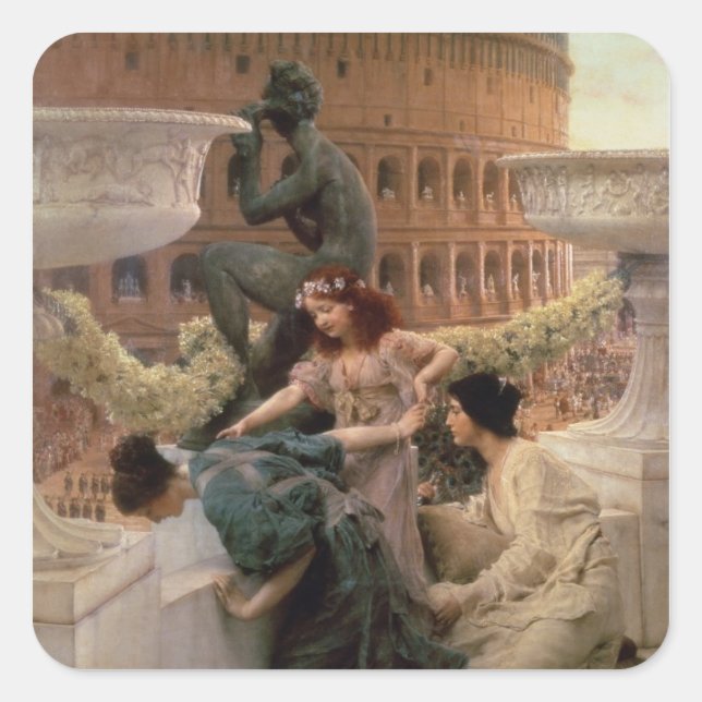 Alma-Tadema | The Coliseum, 1896 Square Sticker (Front)