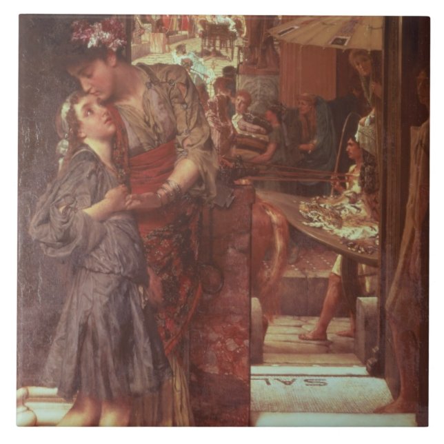 Alma-Tadema | The Departure, 1880 Tile (Front)