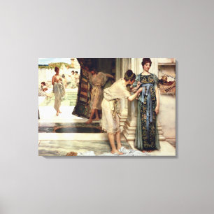 Alma-Tadema The Frigidarium, 1890 Canvas Print