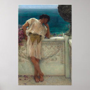Alma-Tadema - The Poet Gallus Dreaming Poster