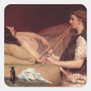 Alma-Tadema   The Siesta, 1868 Square Sticker