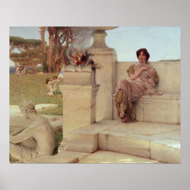 Alma-Tadema | The Voice of Spring, 1908 Poster (Front)