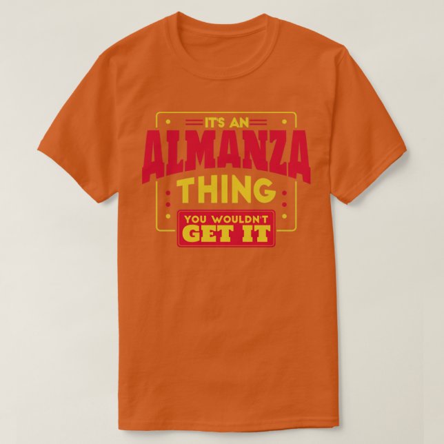 Almanza T-Shirt (Design Front)