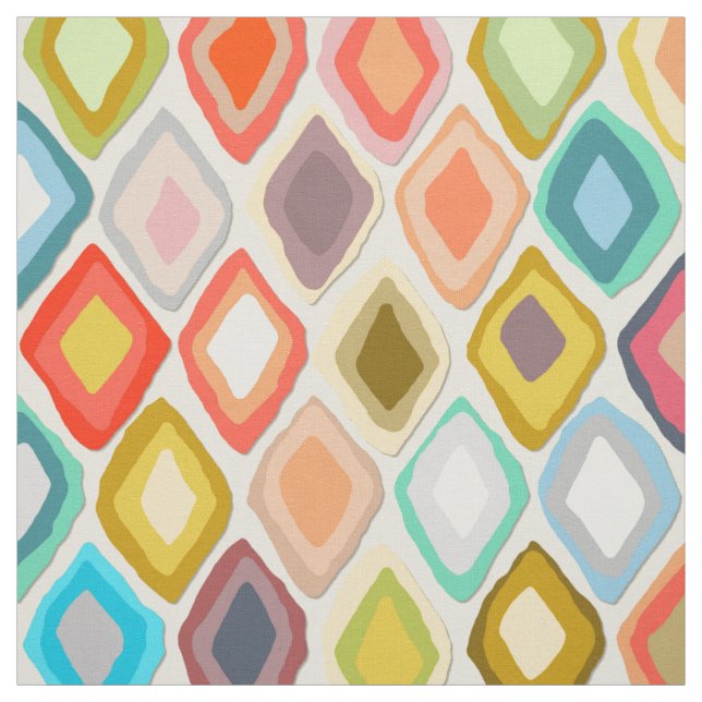 Almas diamond ikat light fabric (Swatch)