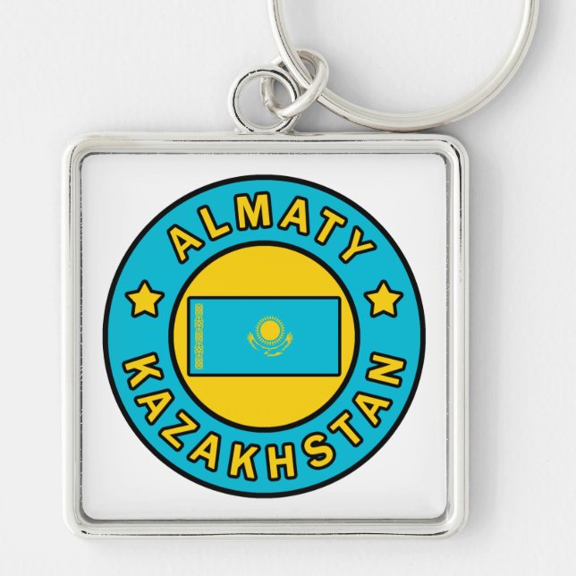 Almaty Kazakhstan Key Ring (Front)