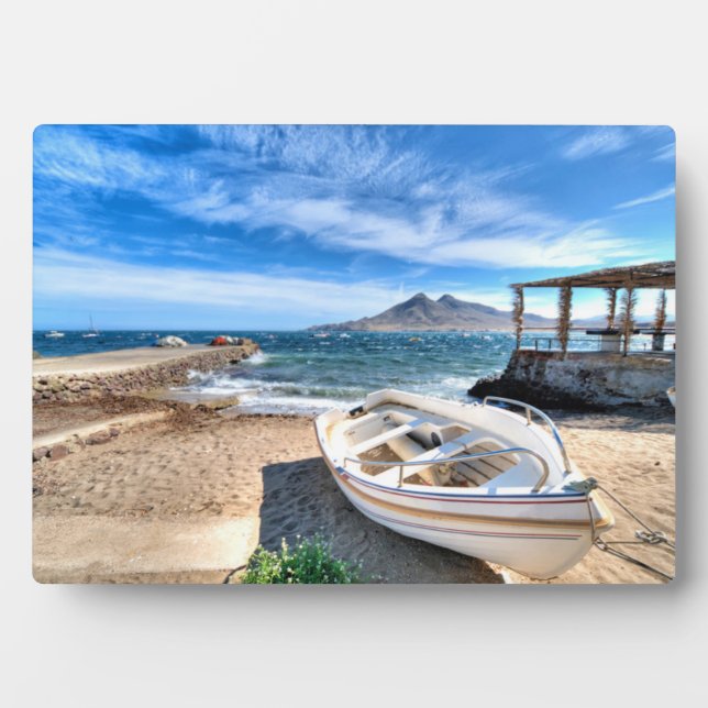 Almería, La Isleta Del Moro | Mar Mediterráneo Plaque (Front)