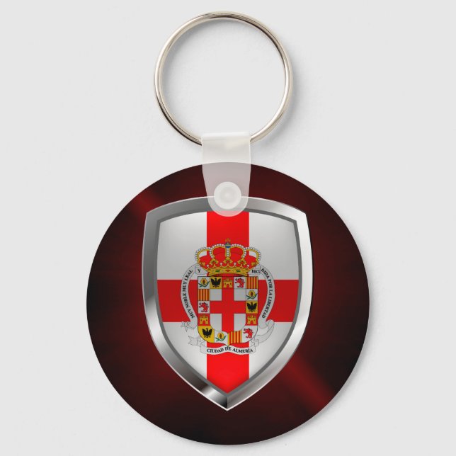 Almería Metallic Emblem Key Ring (Front)