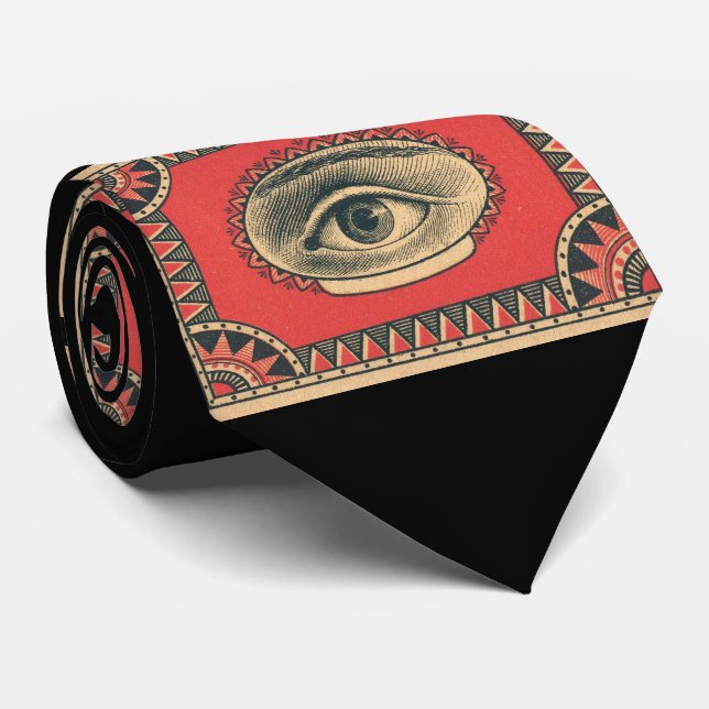 almighty eye of wisdom print tie (Rolled)