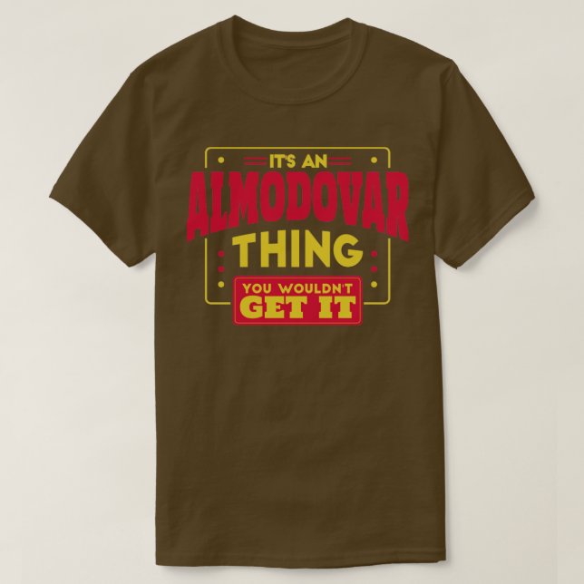 Almodovar T-Shirt (Design Front)