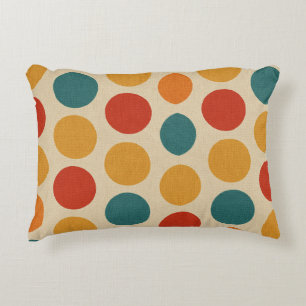 Almofada coloring balls on linen design decorative cushion