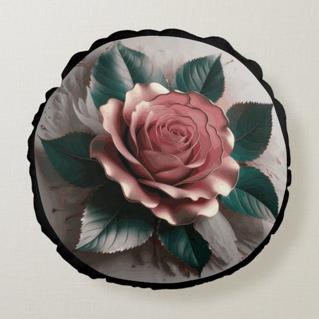 Almofada Redonda florida Round Cushion (Front)