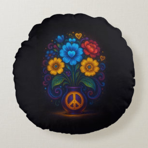 ALMOFADAS FLORES ROUND CUSHION
