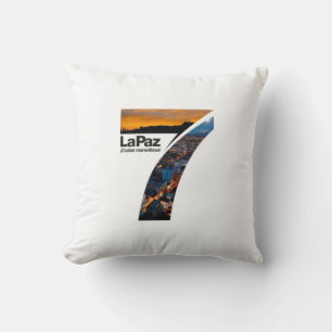 Almohada La Paz ciudad Maravillosa Cushion