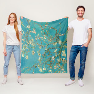 Almond Blossom, 1890 by Vincent van Gogh Fleece Blanket