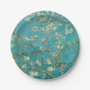 Almond Blossom, 1890 by Vincent van Gogh Paper Plate
